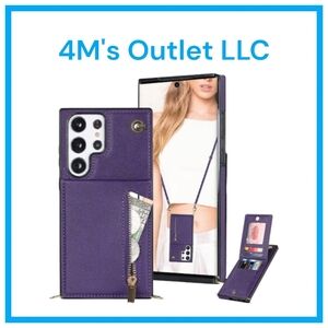 Ephoou Crossbody Women Wallet Case for Samsung Galaxy